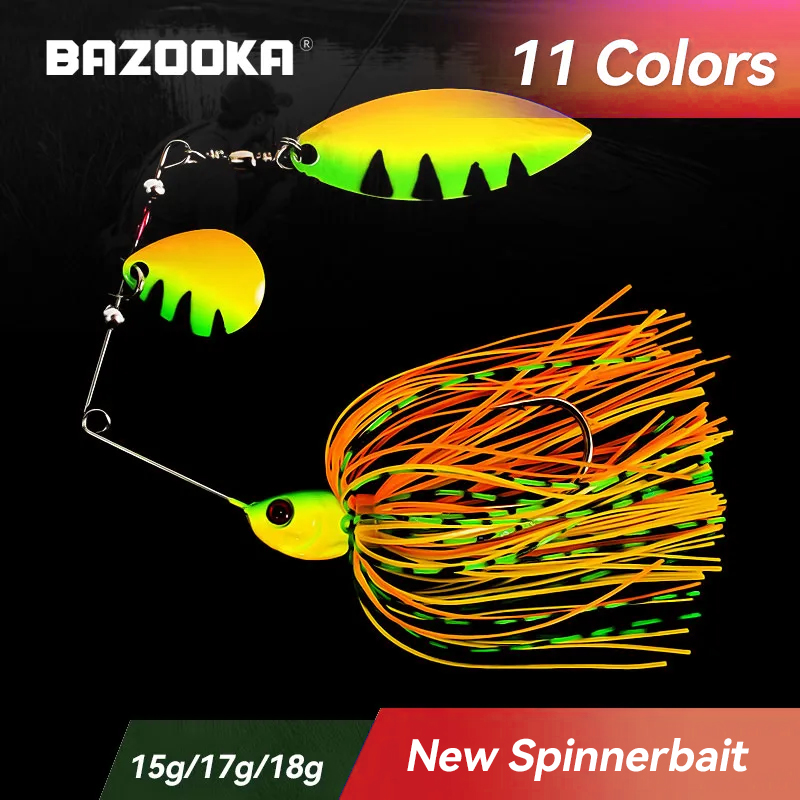 Bazooka 15g 18g Spinnerbait Fi - Fishing Lure Spinner ulasan dan harga