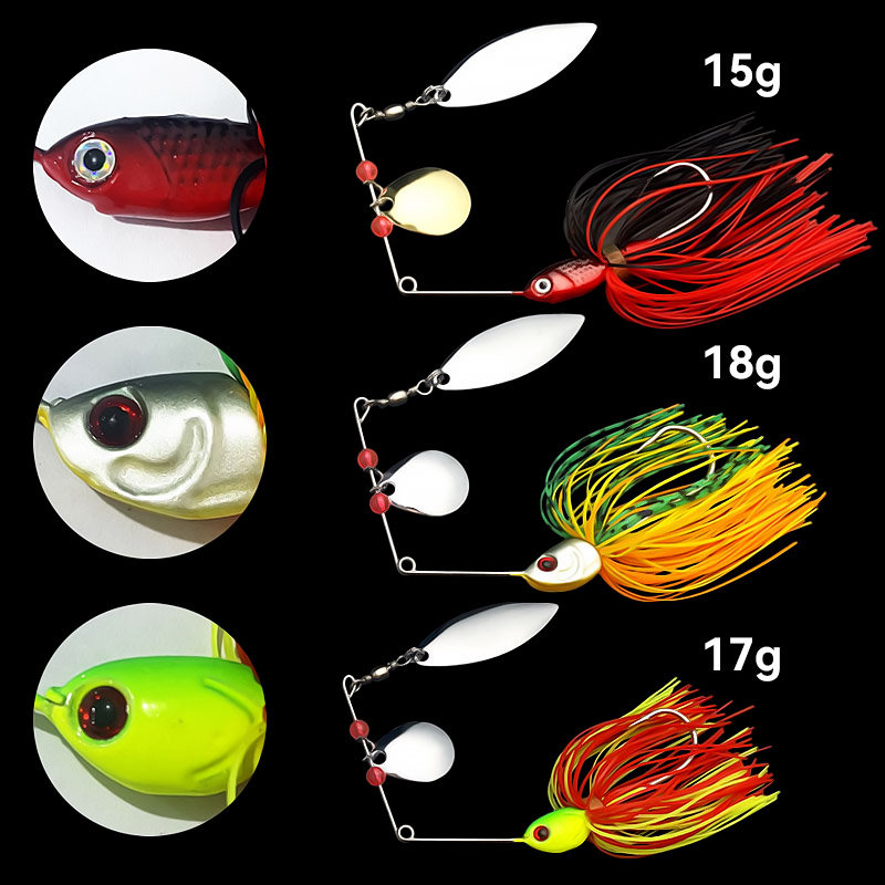 Bazooka 15g 18g Spinnerbait Fi - Fishing Lure Spinner ulasan dan harga