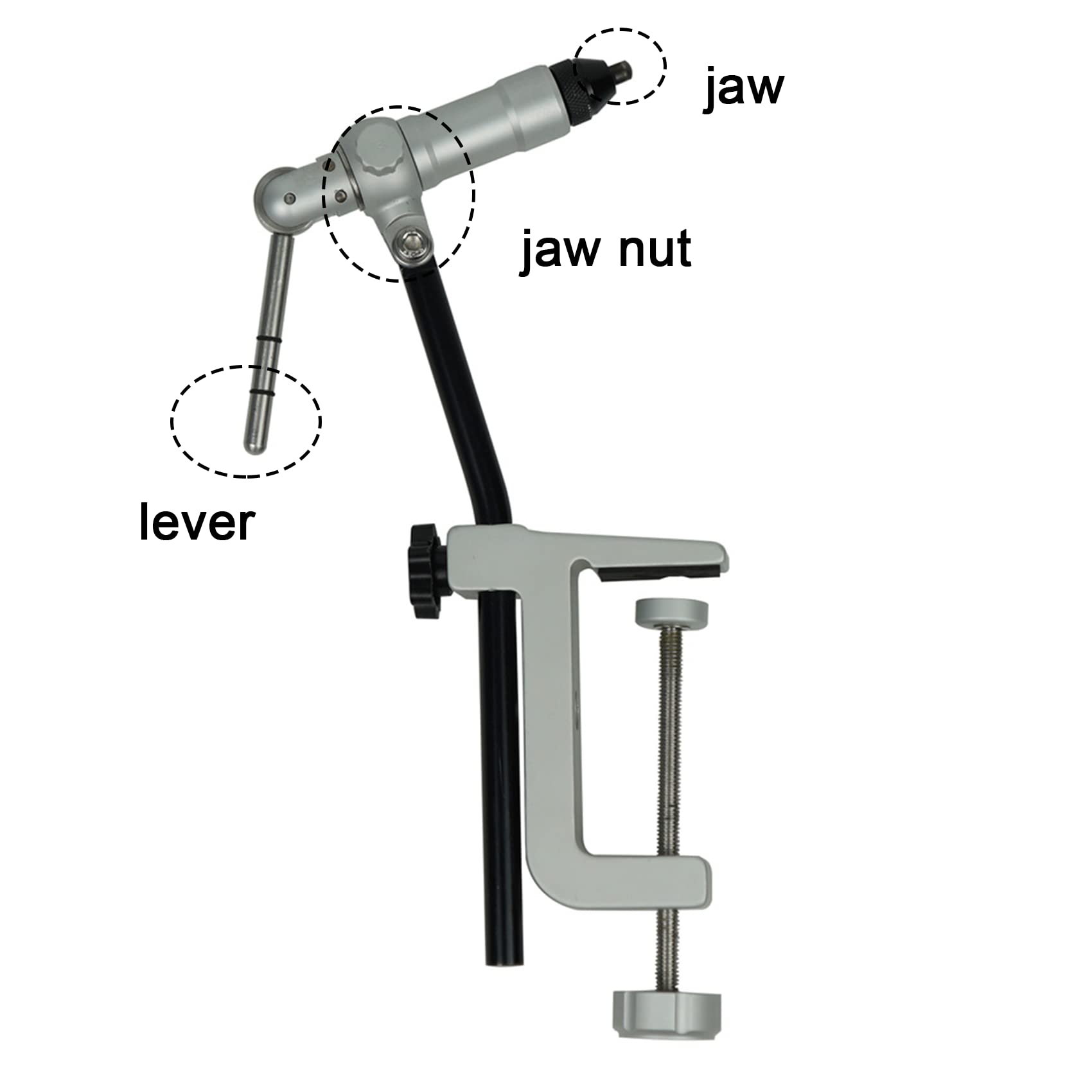 True Rotary Fly Tying Vise and - Fishing Lure Making Kit ulasan dan harga