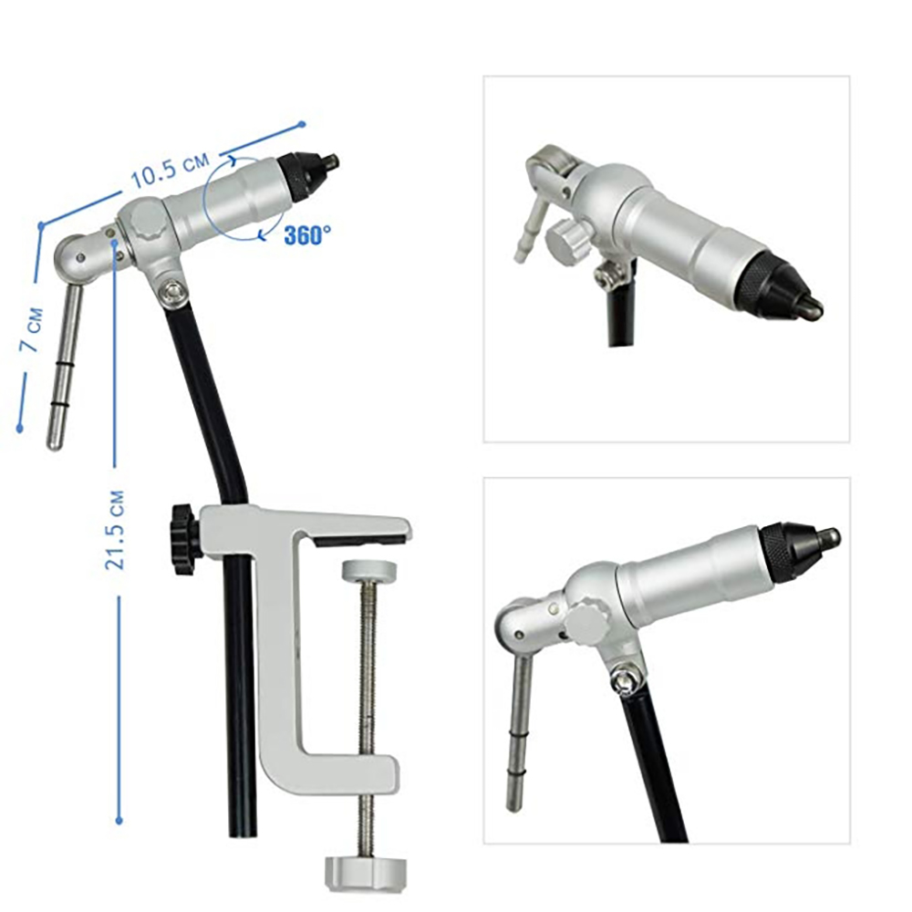 True Rotary Fly Tying Vise and - Fishing Lure Making Kit ulasan dan harga