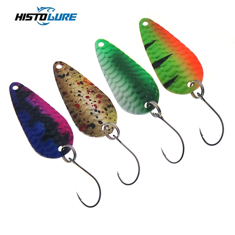 Fishing Trout Spoon Single Hoo - Fishing Lure Spinner ulasan dan harga