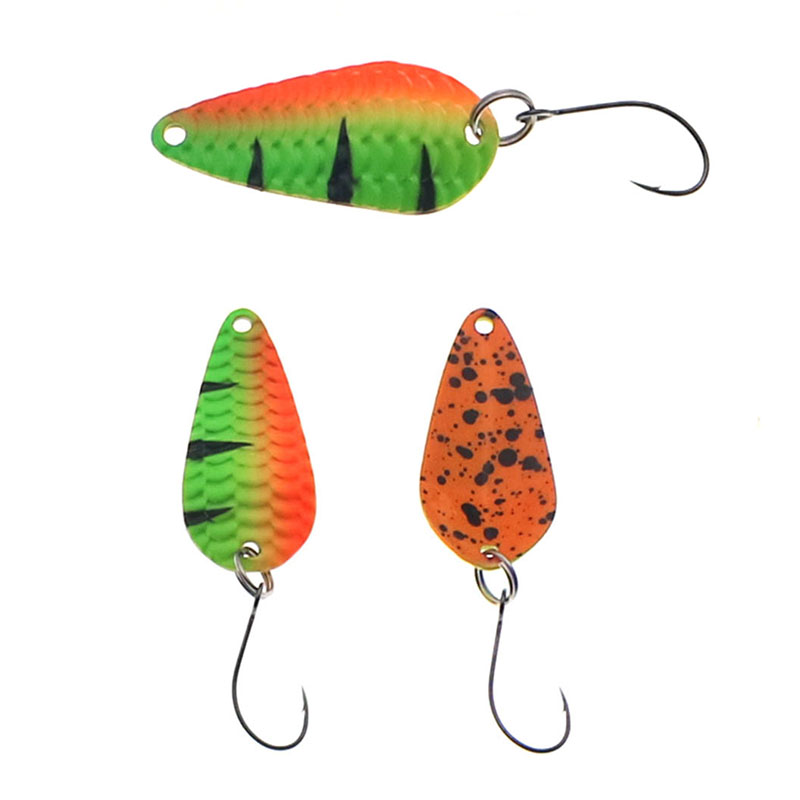 Fishing Trout Spoon Single Hoo - Fishing Lure Spinner ulasan dan harga