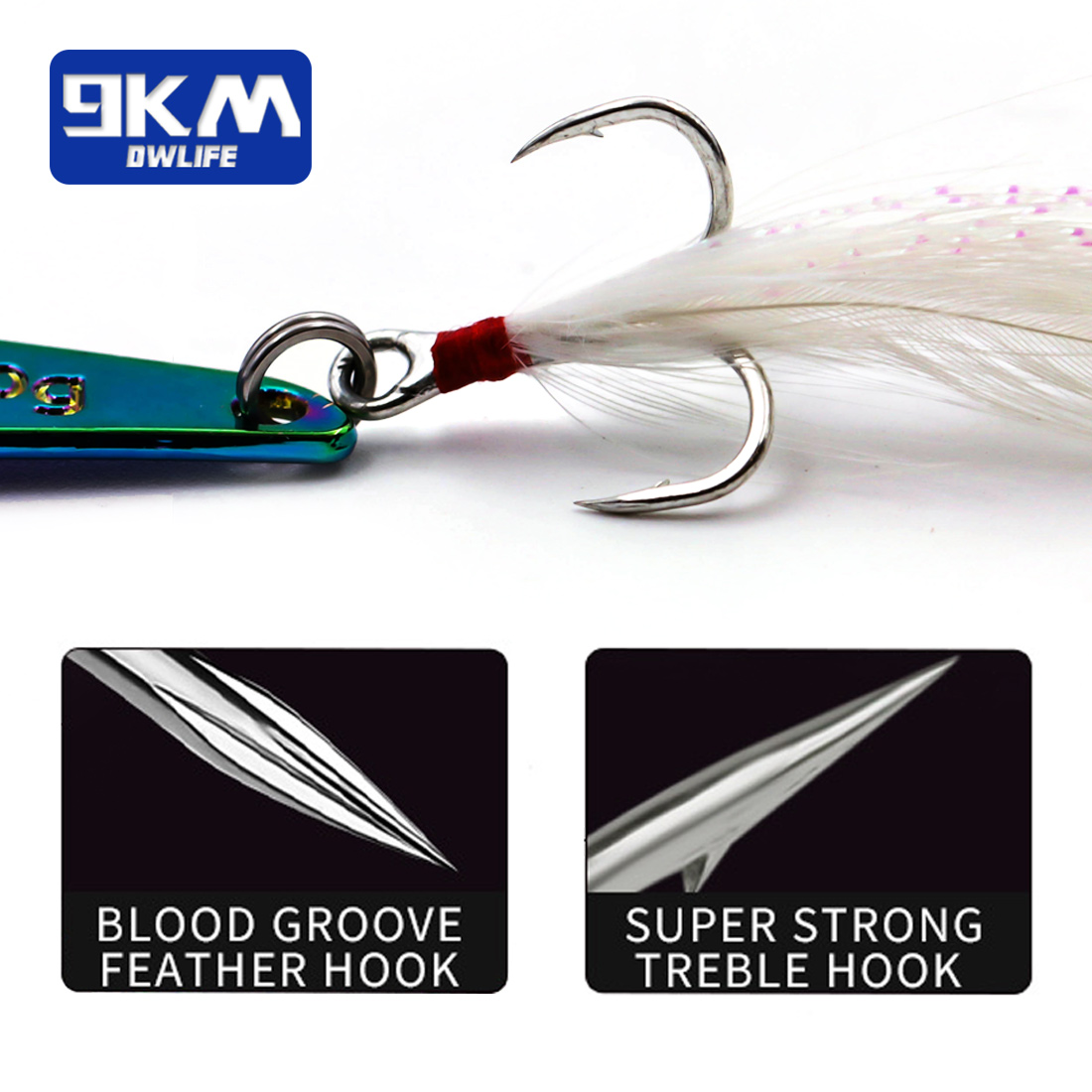 9KM 1PCS Metal Blade Fishing L - Fishing Lure Blade Bait ulasan dan harga