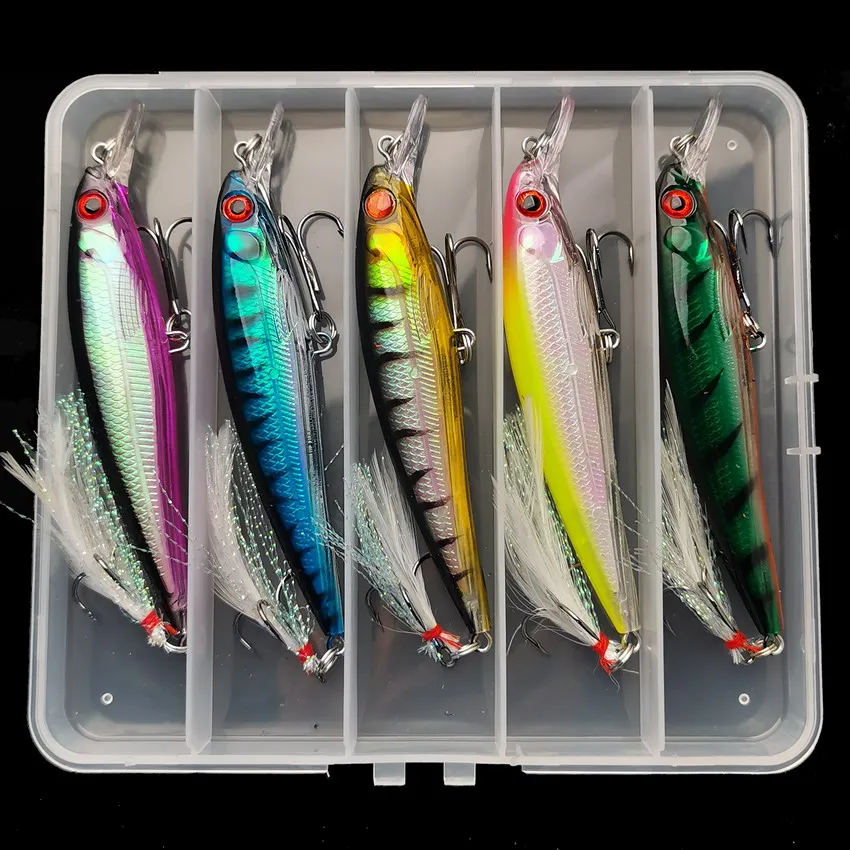 5pcs/box Laser 3D Eyes Bionic  - Fishing Lure Box ulasan dan harga