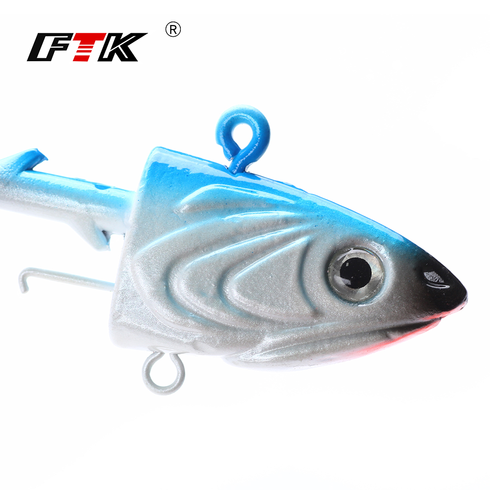 FTK 2PCS Jig Head Fishing Hook - Fishing Lure Soft Plastic ulasan dan harga