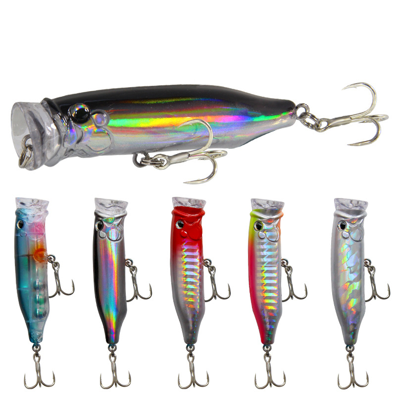 5Pcs Topwater Popper Fishing L - Fishing Lure Popper ulasan dan harga