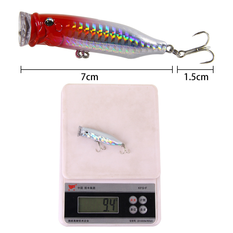 5Pcs Topwater Popper Fishing L - Fishing Lure Popper ulasan dan harga