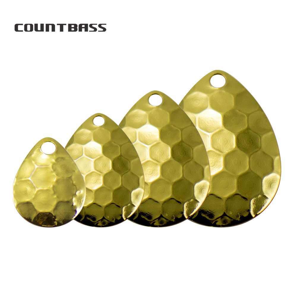 Countbass 50pcs Size 2-5 Gold  - Fishing Lure Spinner ulasan dan harga