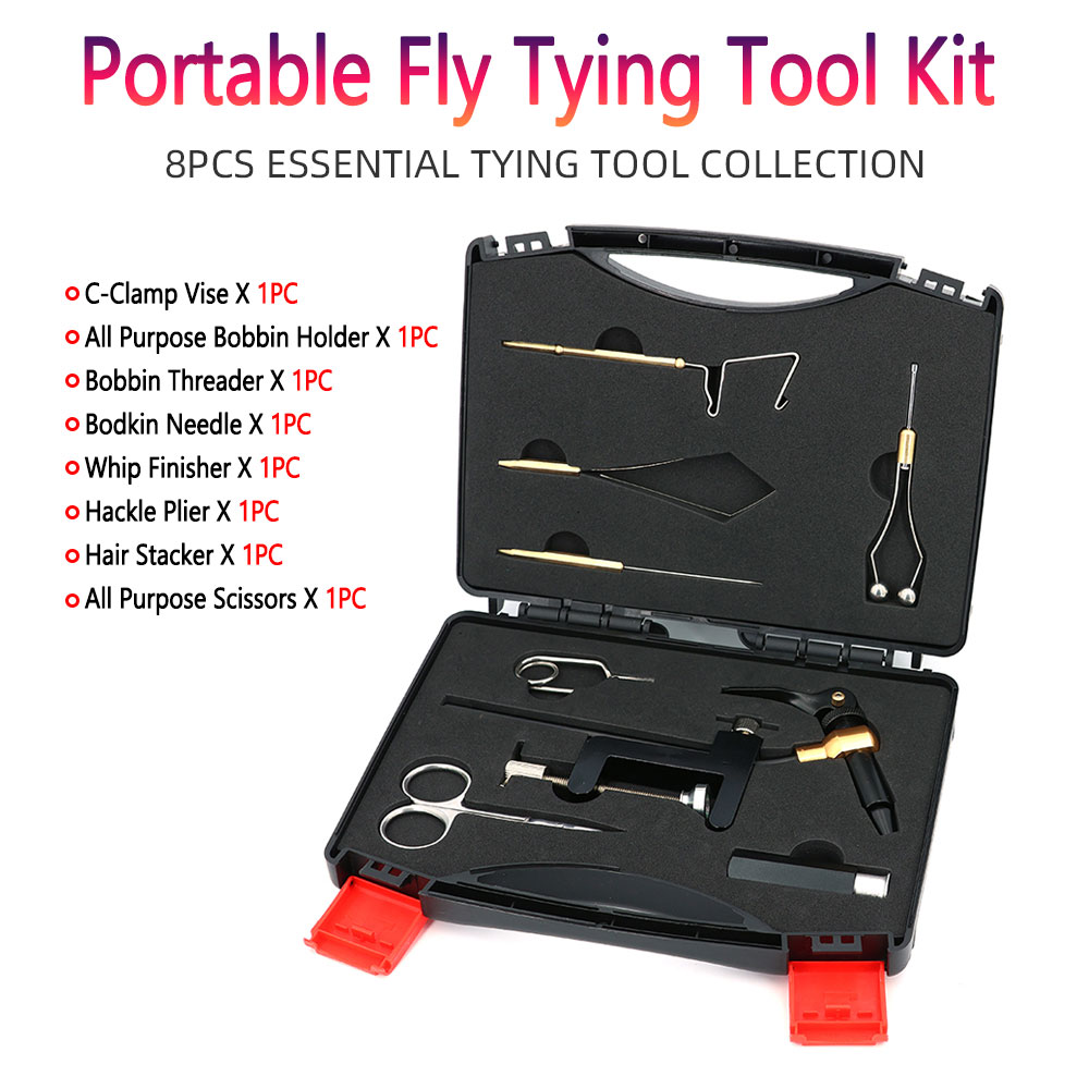 8pc/Set Hardened Steel C-Clamp - Fishing Lure Making Kit ulasan dan harga