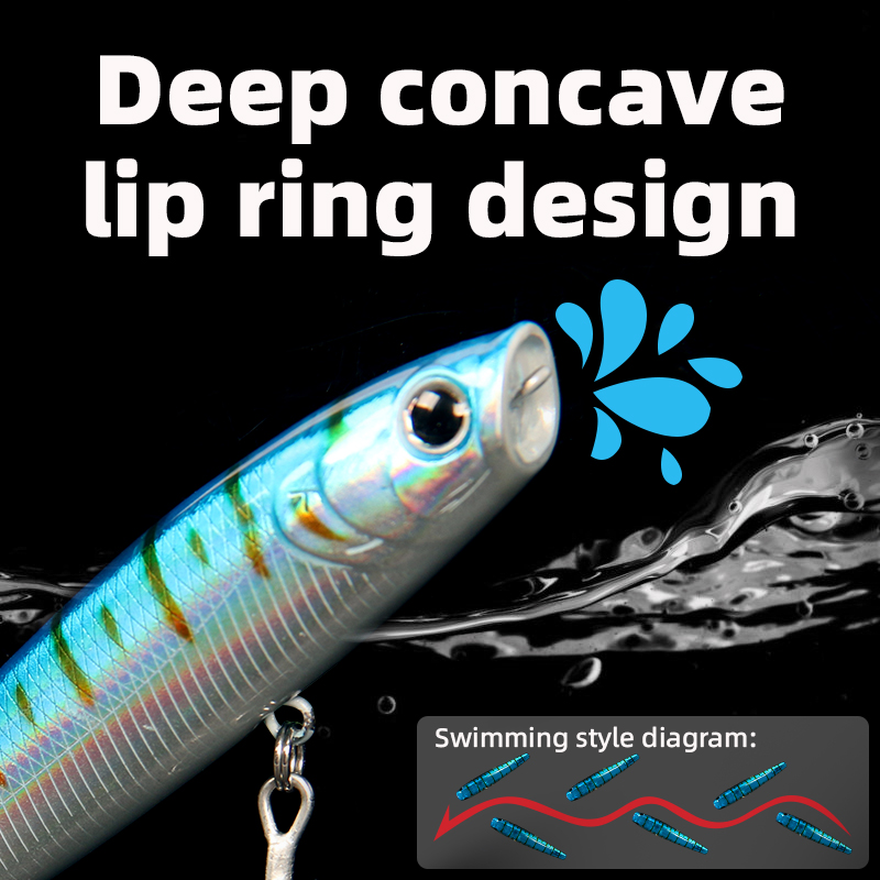 LETOYO 12g/19.5g Floating Popp - Fishing Lure Popper ulasan dan harga